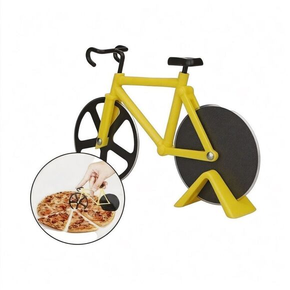 Bicycle Pizza Cutter - Picture 3 of 3